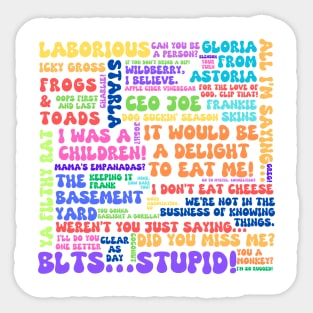 The Basement Yard Podcast Quotes - Multicolor Sticker